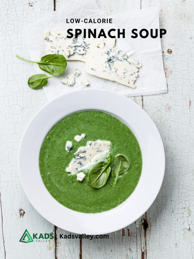 Low-Calorie Spinach Soup Recipe