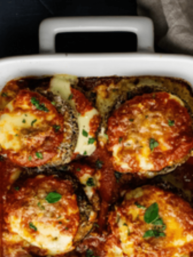 Eggplant Parmesan with Mozzarella Recipe