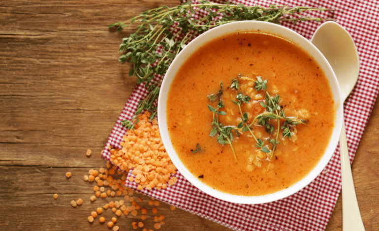 Get Glowing Skin with Delicious Lentil and Vegetable Soup